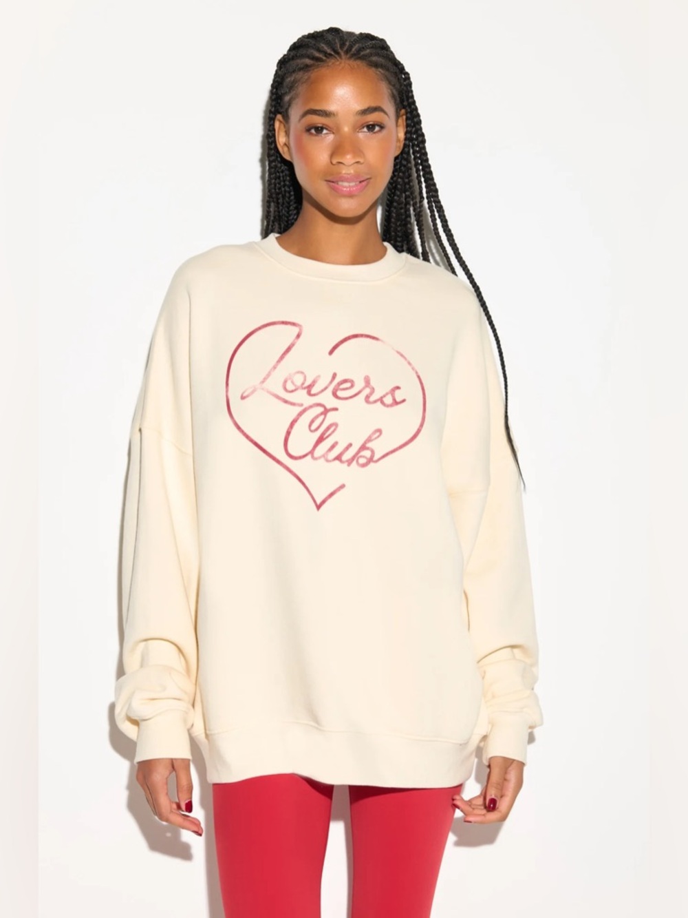 NWT Spiritual Gangster Lovers Boyfriend Crew Sweatshirt